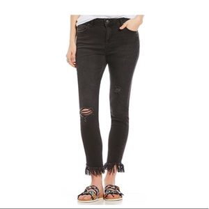 Free People Great Heights Frayed Skinny